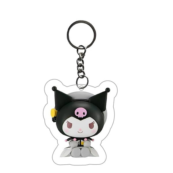 Kuromi Keychain For Kids Girls | Aesthetic Bike,Bag Key Tag Keyrings for Home Multicolored
