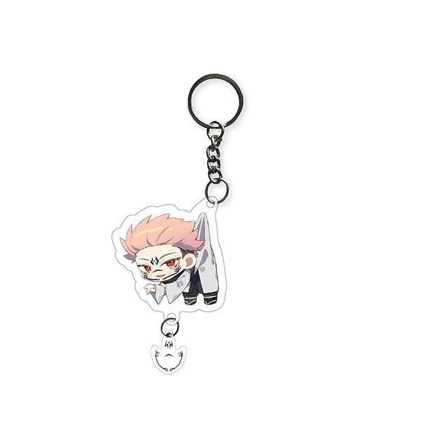 Unique Custom Keychain - Make It Yours Jujuutsu Kasen Keychain | Anime Hanging Pendant Key Chain For Boys Girls Gift