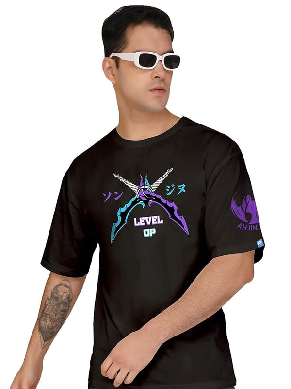 Solo Leveling Level Up Oversized T-Shirt