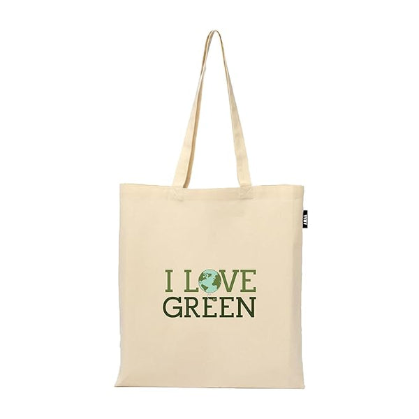 Printed Reusable Tote Bags | 100% Organic Cotton Shopping Grocery Tote Bags for Women Office College Grocery Vegetable Bags for Market Canvas Bag with 15kgs Capacity (13 x 15.7 Inch)