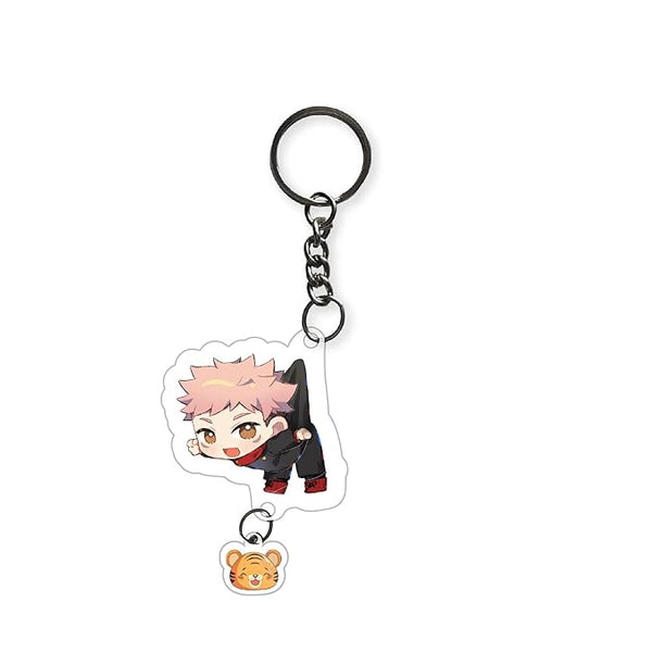 Unique Custom Keychain - Make It Yours Jujuutsu Kasen Keychain | Anime Hanging Pendant Key Chain For Boys Girls Gift