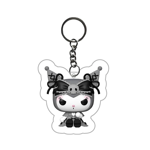 Kuromi Keychain For Kids Girls | Aesthetic Bike,Bag Key Tag Keyrings for Home Multicolored