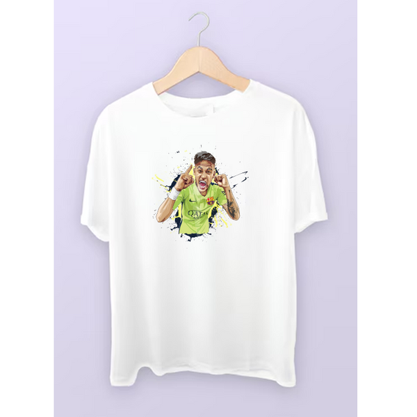 Neymar Inspired Performance T-Shirt – Stylish & Comfortable Football Fan Gear