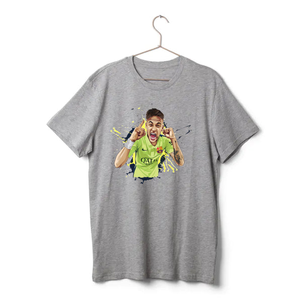 Neymar Inspired Performance T-Shirt – Stylish & Comfortable Football Fan Gear