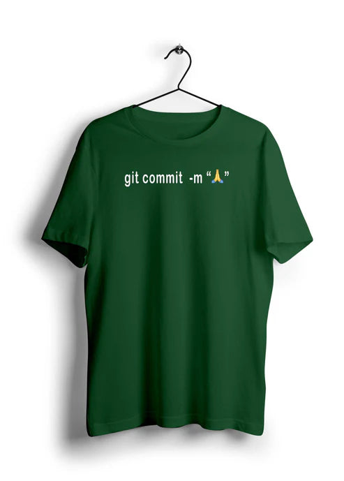 Git Commit Half Sleeve Unisex T-Shirt