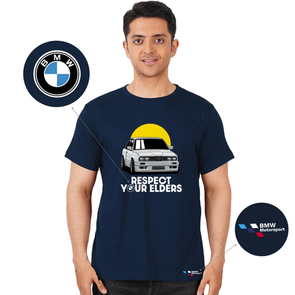 BMW Vintage Half Sleeve Motorsport Unisex T-Shirt