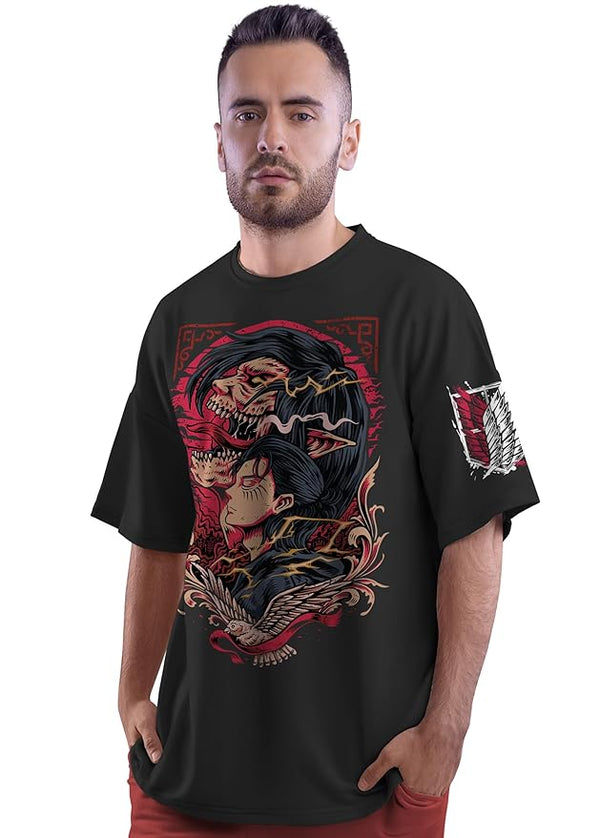 Eren Yeager X Freedom Oversized T-Shirt