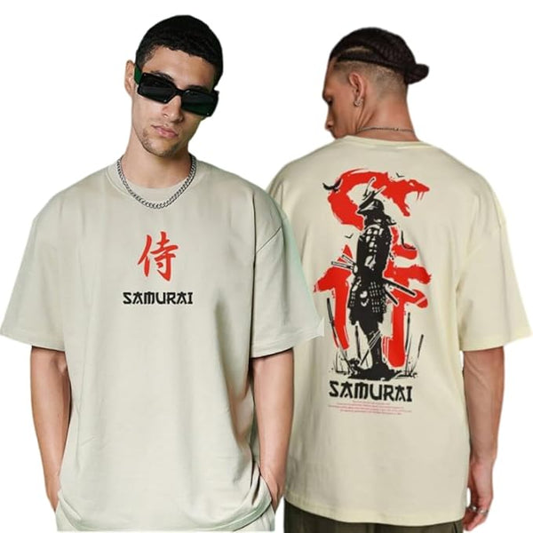 Samurai Anime Gym Printed Graphic Tshirt for Men & Boys