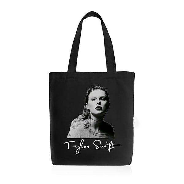 Printed Tay-lorrr Swiftzz Tote Bag With Zipper for Womens Travel College Stylish Girls Tay-lorrr Swiftzzz Fans Tote Bag L x H 15 x 17 Inch