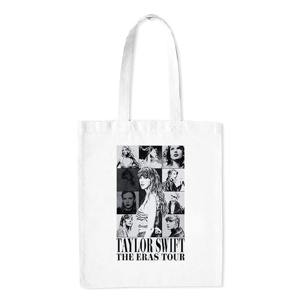 Singer Taylor Swiftz Tote Bag With Zipper for Womens College Girls Travel L x H 15 x 17 Inch