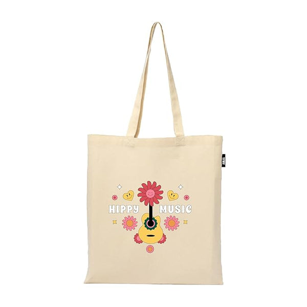 Tote Bag | 100% Organic Cotton Shopping | Grocery | Tote Bag Women Office College Grocery Vegetable Bags Market, Canvas Tote Bag 15kgs Capacity 13 x 15.7 Inch