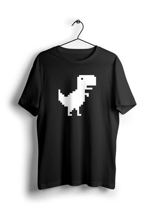 Offline T-Rex Dinosaur Unisex Half Sleeve T-Shirt